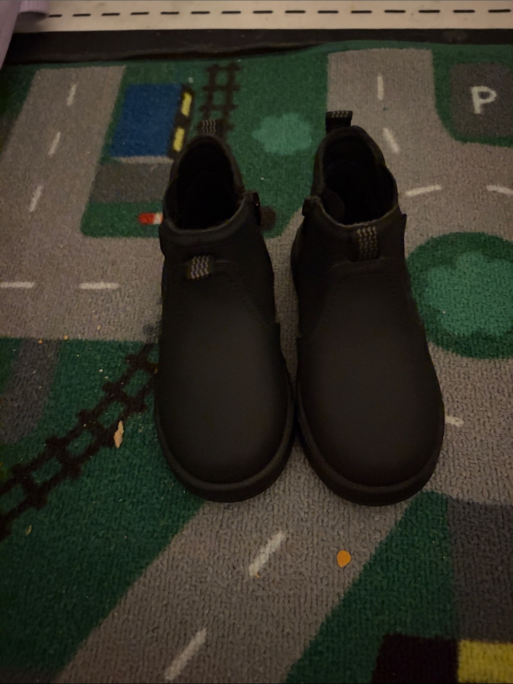 ZARA Black Kids Ankle Boot with Pull Tab
